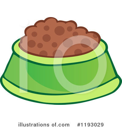 Royalty-Free (RF) Dog Food Clipart Illustration by visekart - Stock Sample #1193029