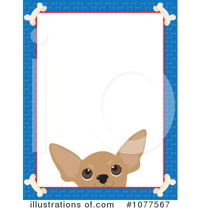 Royalty-Free (RF) Dog Frame Clipart Illustration by Maria Bell - Stock Sample #1077567