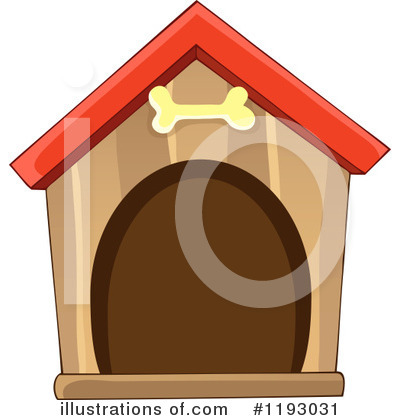Royalty-Free (RF) Dog House Clipart Illustration by visekart - Stock Sample #1193031