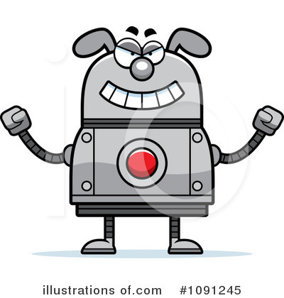 Royalty-Free (RF) Dog Robot Clipart Illustration by Cory Thoman - Stock Sample #1091245
