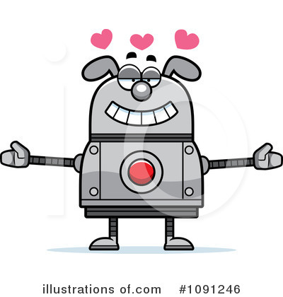 Royalty-Free (RF) Dog Robot Clipart Illustration by Cory Thoman - Stock Sample #1091246