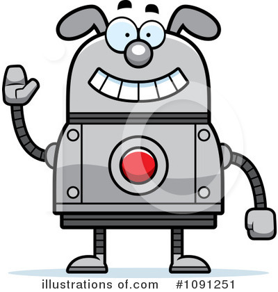Royalty-Free (RF) Dog Robot Clipart Illustration by Cory Thoman - Stock Sample #1091251