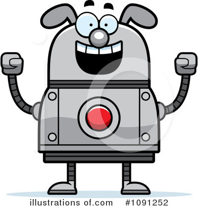 Royalty-Free (RF) Dog Robot Clipart Illustration by Cory Thoman - Stock Sample #1091252