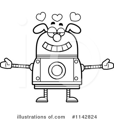 Royalty-Free (RF) Dog Robot Clipart Illustration by Cory Thoman - Stock Sample #1142824