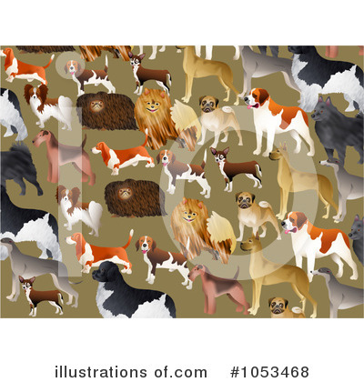 Royalty-Free (RF) Dogs Clipart Illustration by Prawny - Stock Sample #1053468