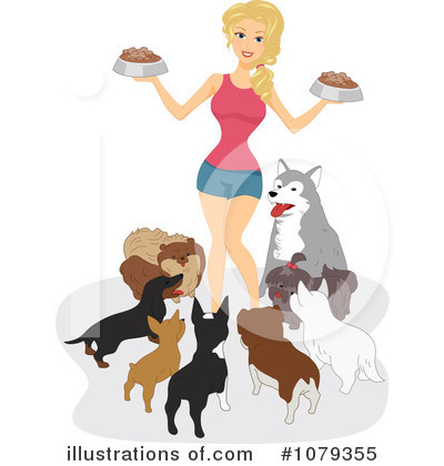 Royalty-Free (RF) Dogs Clipart Illustration by BNP Design Studio - Stock Sample #1079355
