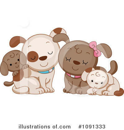 Royalty-Free (RF) Dogs Clipart Illustration by BNP Design Studio - Stock Sample #1091333