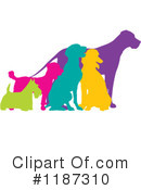 Dogs Clipart #1187310 by Maria Bell
