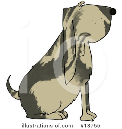 Bloodhound Clipart #18755 by djart
