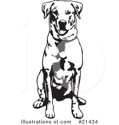 Royalty-Free (RF) Dogs Clipart Illustration by David Rey - Stock Sample #21434