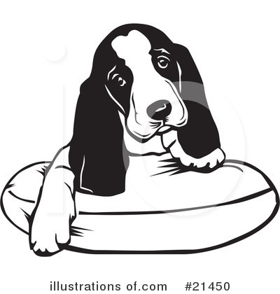 Basset Hound Clipart #21450 by David Rey