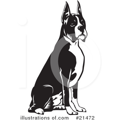 Boxer Dog Clipart #21472 by David Rey