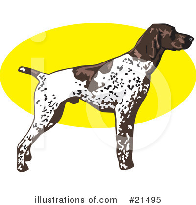 Pointer Dog Clipart #21495 by David Rey