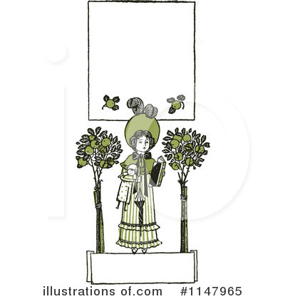 Royalty-Free (RF) Doll Clipart Illustration by Prawny Vintage - Stock Sample #1147965