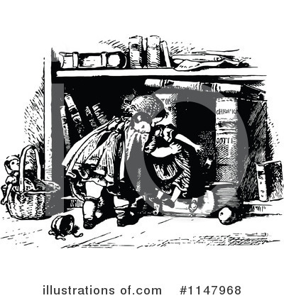 Royalty-Free (RF) Doll Clipart Illustration by Prawny Vintage - Stock Sample #1147968