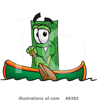 Royalty-Free (RF) Dollar Bill Clipart Illustration by Mascot Junction - Stock Sample #8362