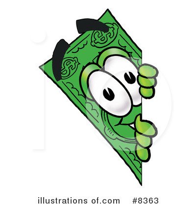 Royalty-Free (RF) Dollar Bill Clipart Illustration by Mascot Junction - Stock Sample #8363