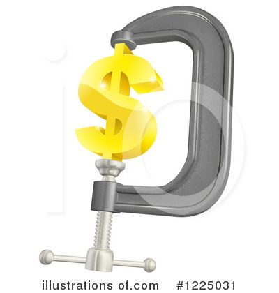 Royalty-Free (RF) Dollar Clipart Illustration by AtStockIllustration - Stock Sample #1225031