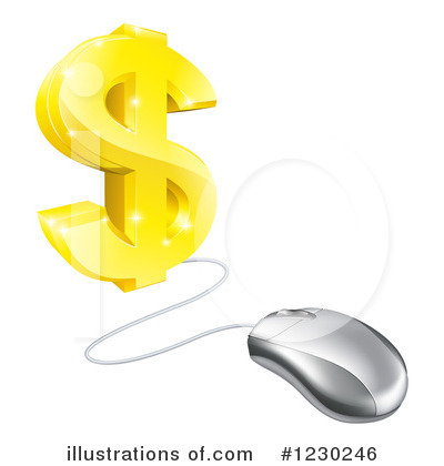 Royalty-Free (RF) Dollar Clipart Illustration by AtStockIllustration - Stock Sample #1230246