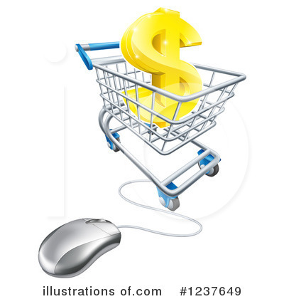 Internet Shopping Clipart #1237649 by AtStockIllustration