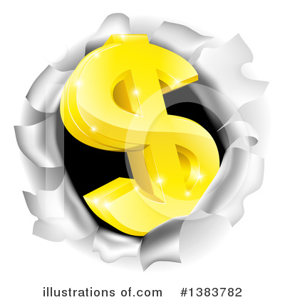 Royalty-Free (RF) Dollar Clipart Illustration by AtStockIllustration - Stock Sample #1383782