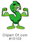 Dollar Sign Clipart #10103 by Mascot Junction
