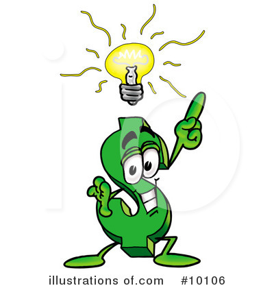Light Bulb Clipart #10106 by Mascot Junction
