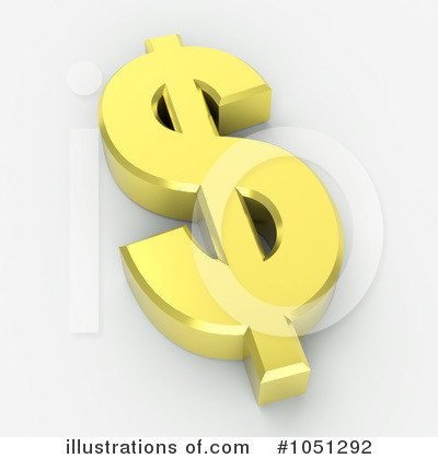 Royalty-Free (RF) Dollar Symbol Clipart Illustration by ShazamImages - Stock Sample #1051292