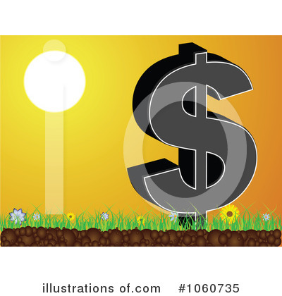 Royalty-Free (RF) Dollar Symbol Clipart Illustration by Andrei Marincas - Stock Sample #1060735