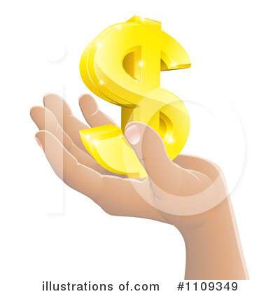 Royalty-Free (RF) Dollar Symbol Clipart Illustration by AtStockIllustration - Stock Sample #1109349