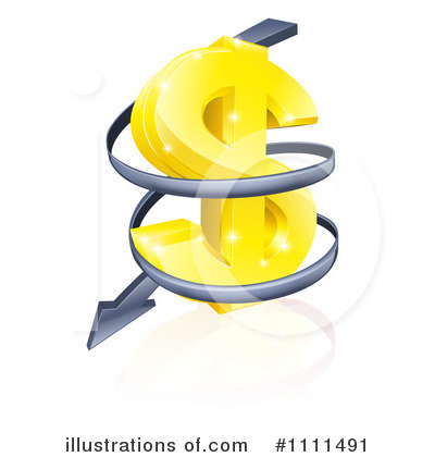 Royalty-Free (RF) Dollar Symbol Clipart Illustration by AtStockIllustration - Stock Sample #1111491