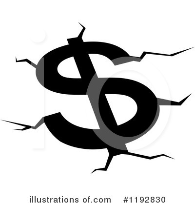 Dollar Symbol Clipart #1192830 by Vector Tradition SM