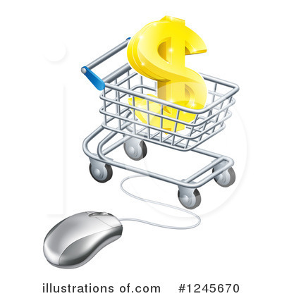 Royalty-Free (RF) Dollar Symbol Clipart Illustration by AtStockIllustration - Stock Sample #1245670