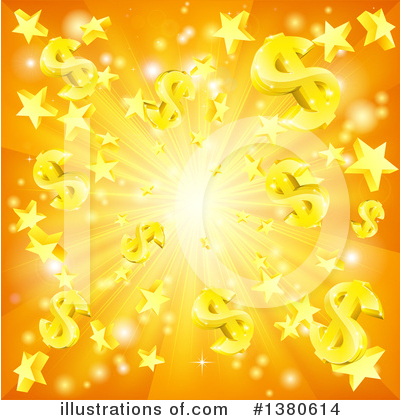 Royalty-Free (RF) Dollar Symbol Clipart Illustration by AtStockIllustration - Stock Sample #1380614