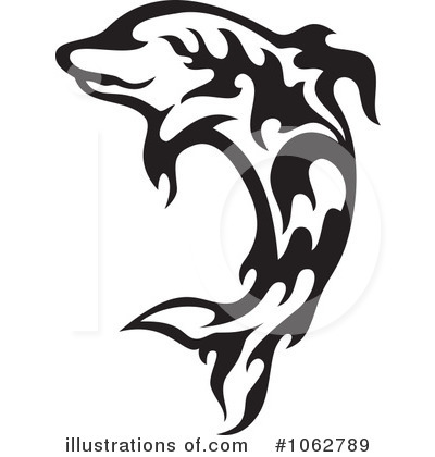 Dolphin Clipart #1062789 by Any Vector