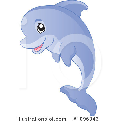 Royalty-Free (RF) Dolphin Clipart Illustration by visekart - Stock Sample #1096943