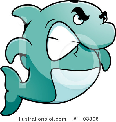 Royalty-Free (RF) Dolphin Clipart Illustration by Cory Thoman - Stock Sample #1103396