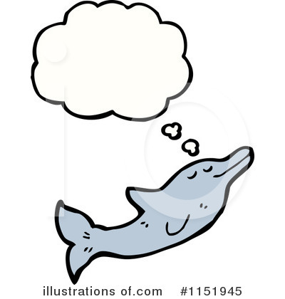Royalty-Free (RF) Dolphin Clipart Illustration by lineartestpilot - Stock Sample #1151945