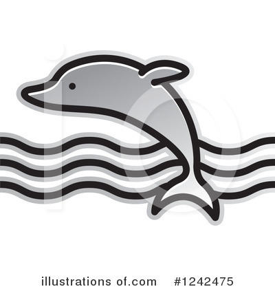 Royalty-Free (RF) Dolphin Clipart Illustration by Lal Perera - Stock Sample #1242475