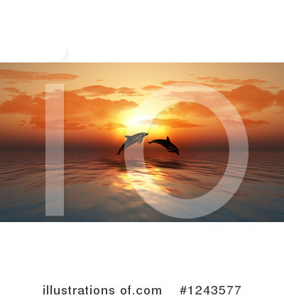 Dolphin Clipart #1243577 by KJ Pargeter