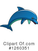 Dolphin Clipart #1260351 by Vector Tradition SM