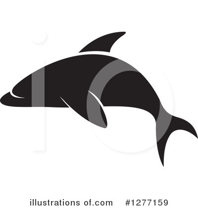 Dolphin Clipart #1277159 by Lal Perera