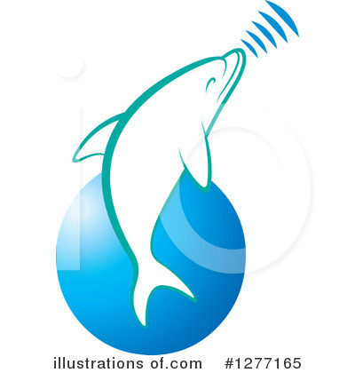 Royalty-Free (RF) Dolphin Clipart Illustration by Lal Perera - Stock Sample #1277165