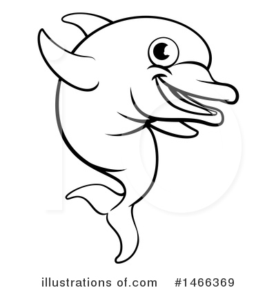 Royalty-Free (RF) Dolphin Clipart Illustration by AtStockIllustration - Stock Sample #1466369