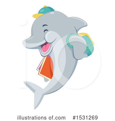 Dolphin Clipart #1531269 by BNP Design Studio