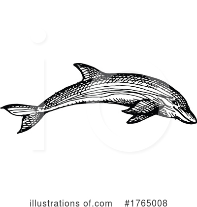 Royalty-Free (RF) Dolphin Clipart Illustration by Vector Tradition SM - Stock Sample #1765008