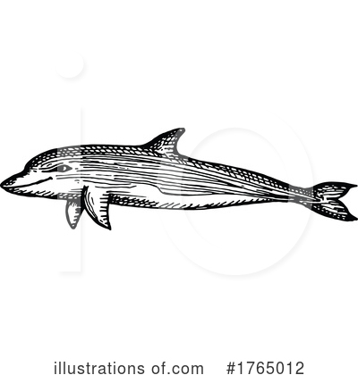 Royalty-Free (RF) Dolphin Clipart Illustration by Vector Tradition SM - Stock Sample #1765012