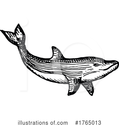 Royalty-Free (RF) Dolphin Clipart Illustration by Vector Tradition SM - Stock Sample #1765013