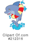 Dolphin Clipart #212316 by visekart