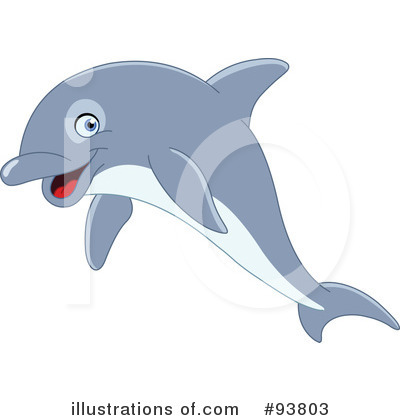 Royalty-Free (RF) Dolphin Clipart Illustration by yayayoyo - Stock Sample #93803